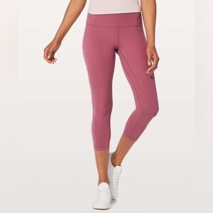 Lululemon | Women's Align Crop 21" So Merlot Size 6